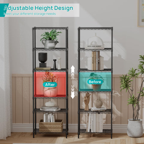 SINGAYE rust-resistant rack displayed in garage for tools and bins