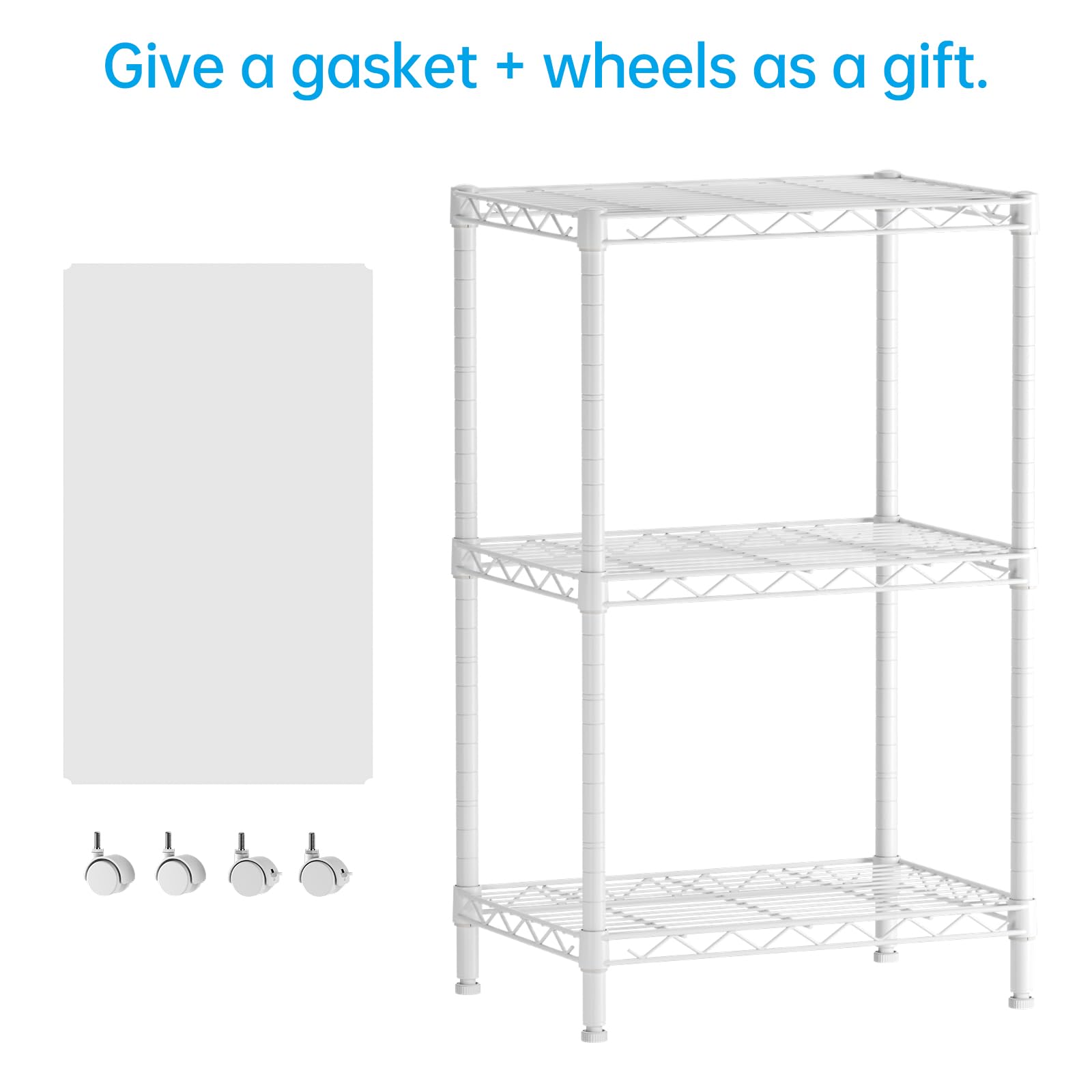 SINGAYE adjustable shelves enabling customizable spacing for small items.