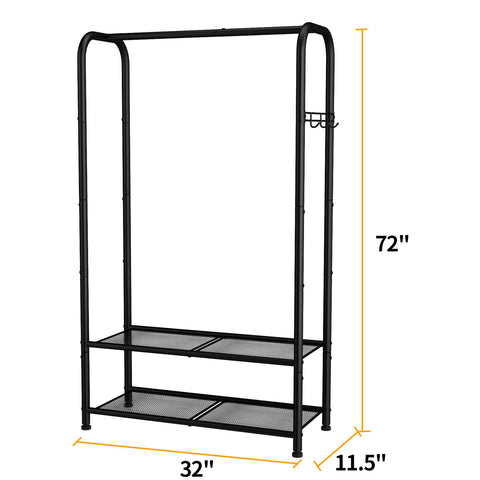 SINGAYE double-layer mesh shelf preventing small items from slipping