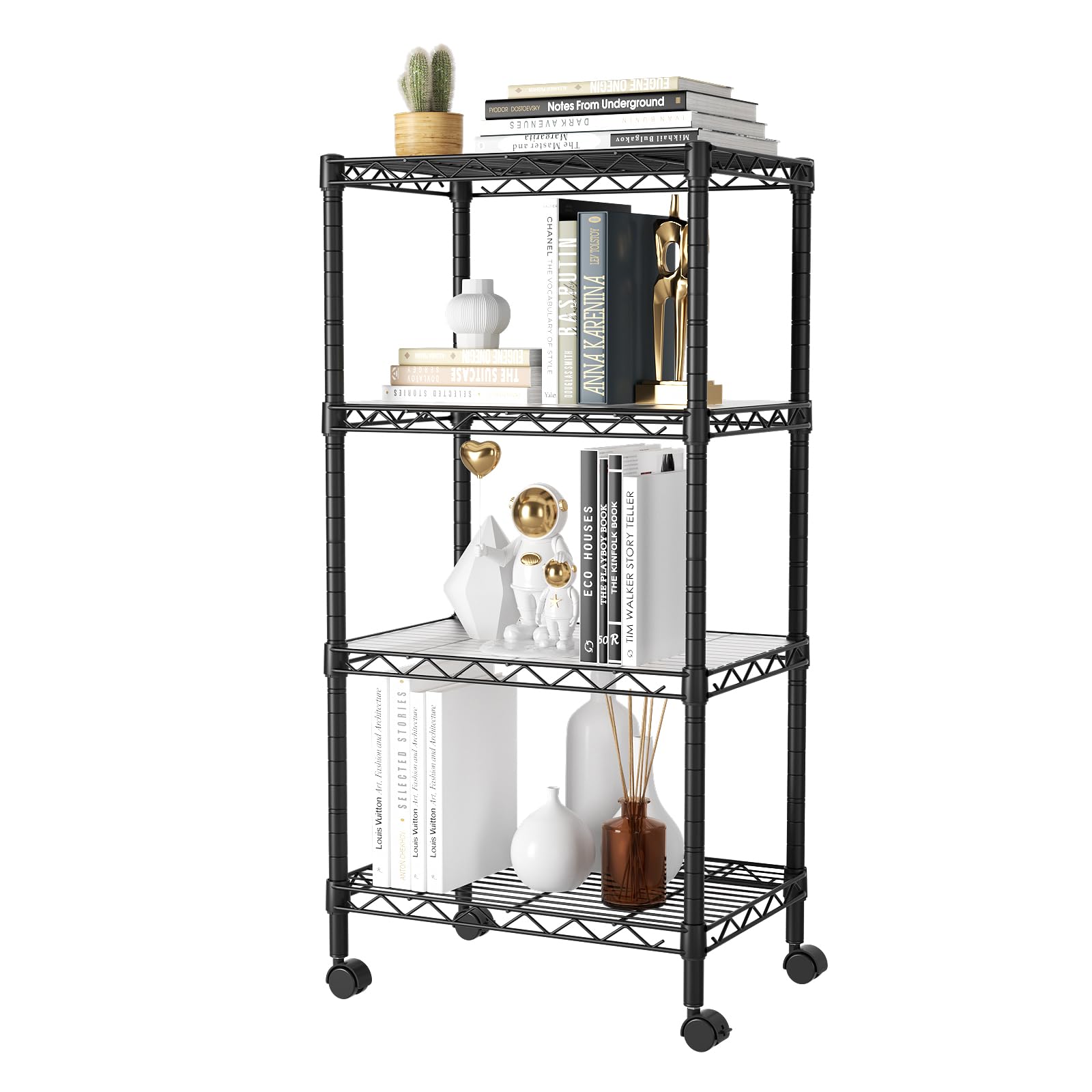 Singaye ground leveling feet stabilize shelves on uneven floors.