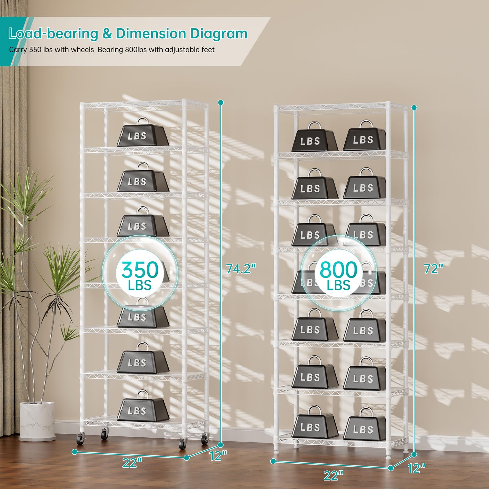 SINGAYE kitchen pantry shelves maximize organized storage space