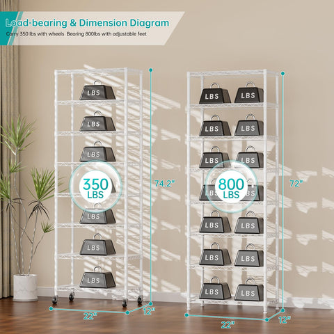 SINGAYE kitchen pantry shelves maximize organized storage space