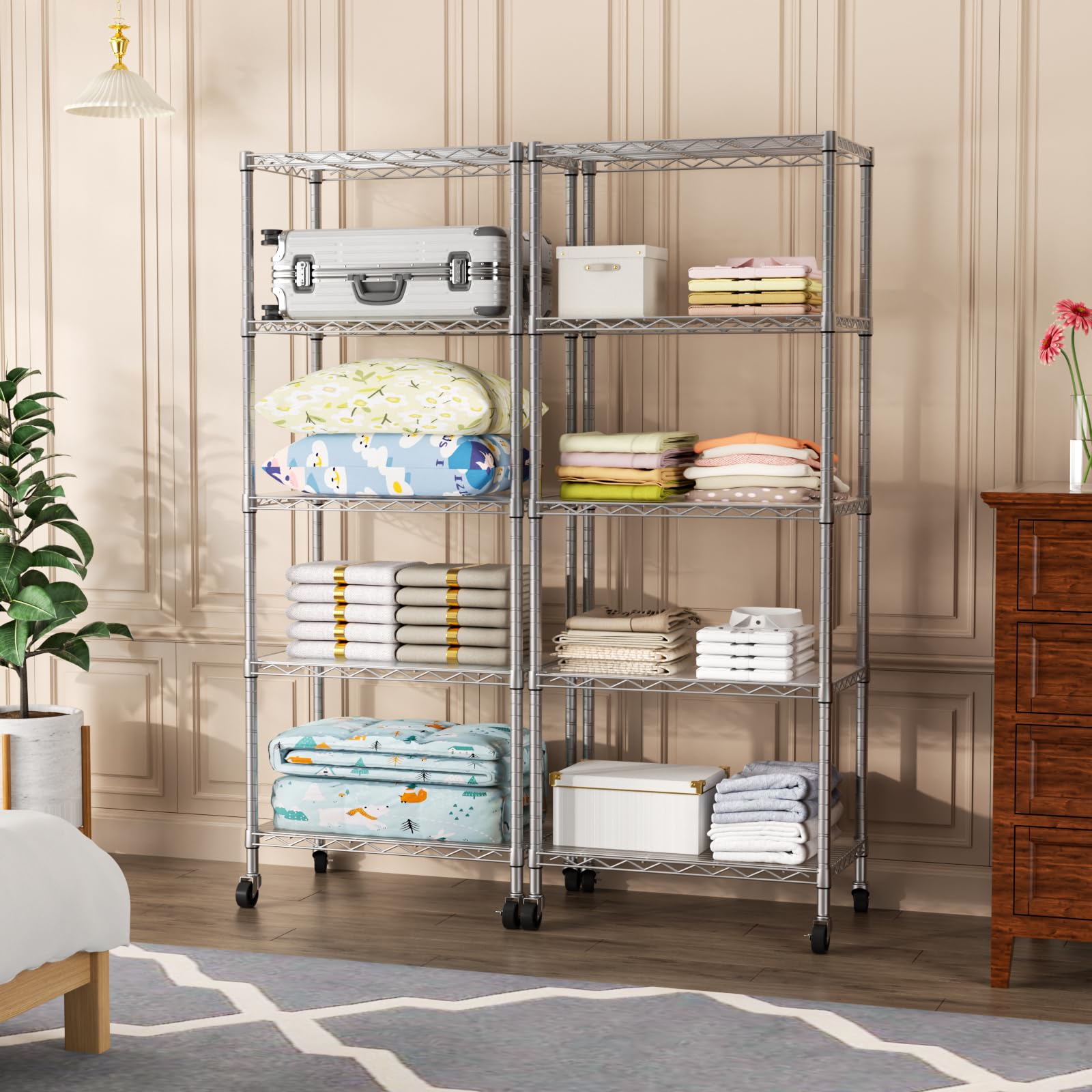 SINGAYE multipurpose storage for kitchen, laundry, and garage organization.