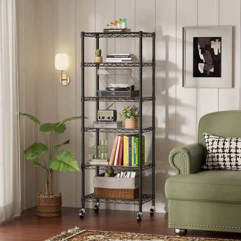 SINGAYE rustproof mesh shelves keep items secure in kitchen and bathroom.