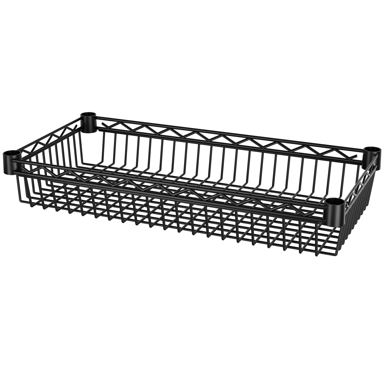 SINGAYE mesh baskets prevent items from sliding on the shelf.