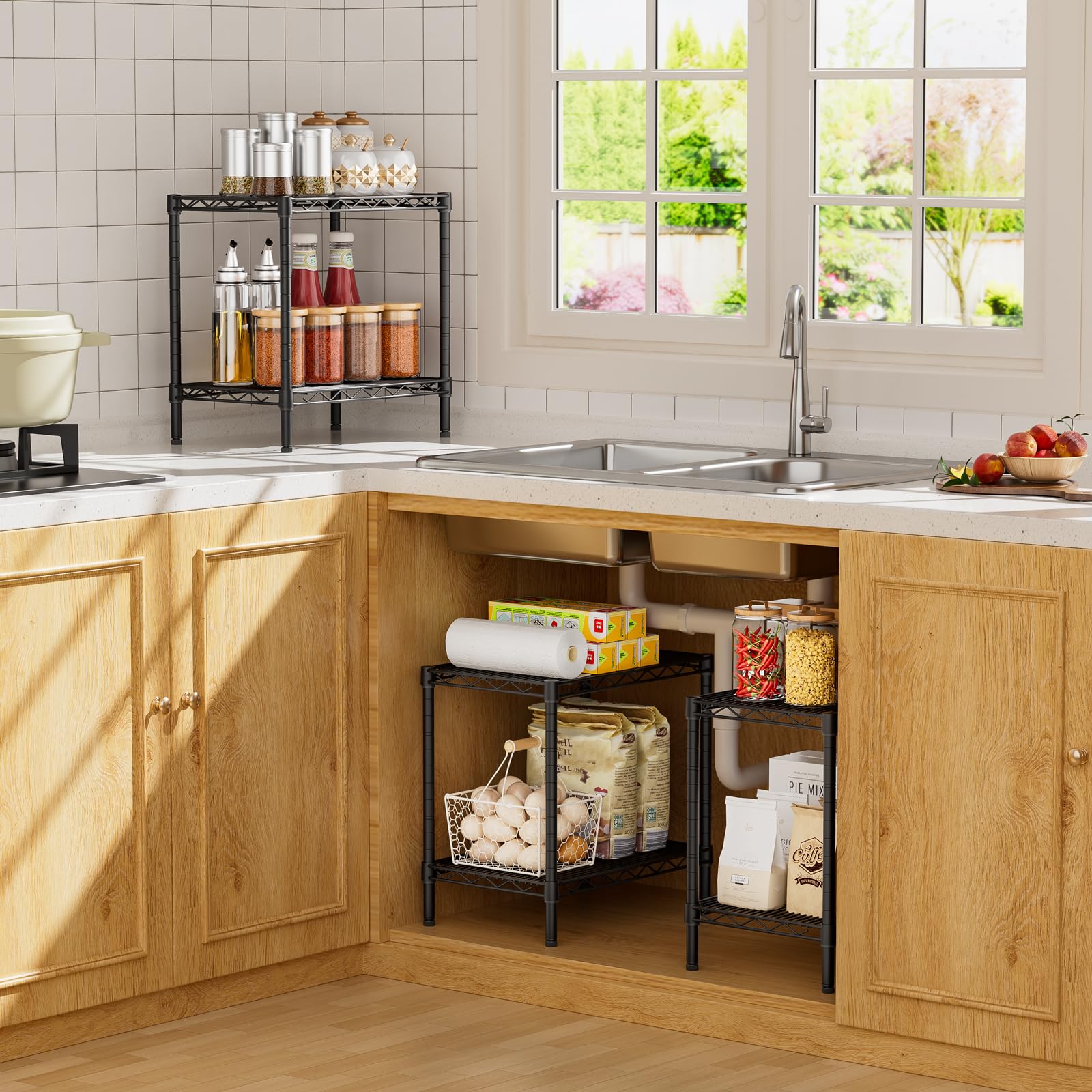 SINGAYE shelf-closet bathroom organization keeps toiletries accessible and tidy