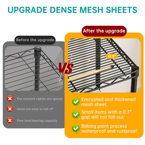 SINGAYE shelf-closet heavy-duty steel unit supports 100 lb per shelf for reliable weight handling