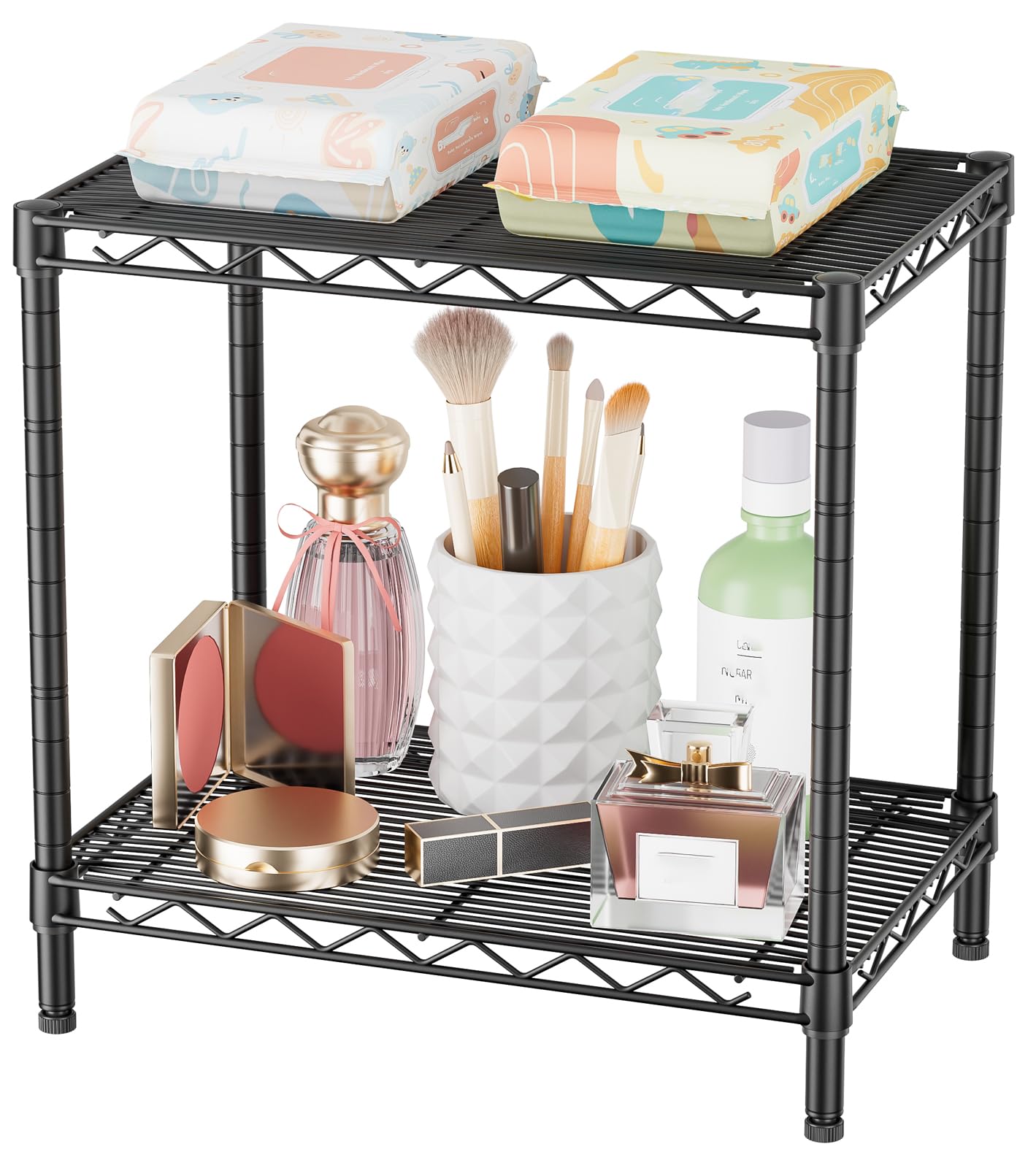 SINGAYE shelf-closet wire shelving installation shows sturdy frame for easy setup