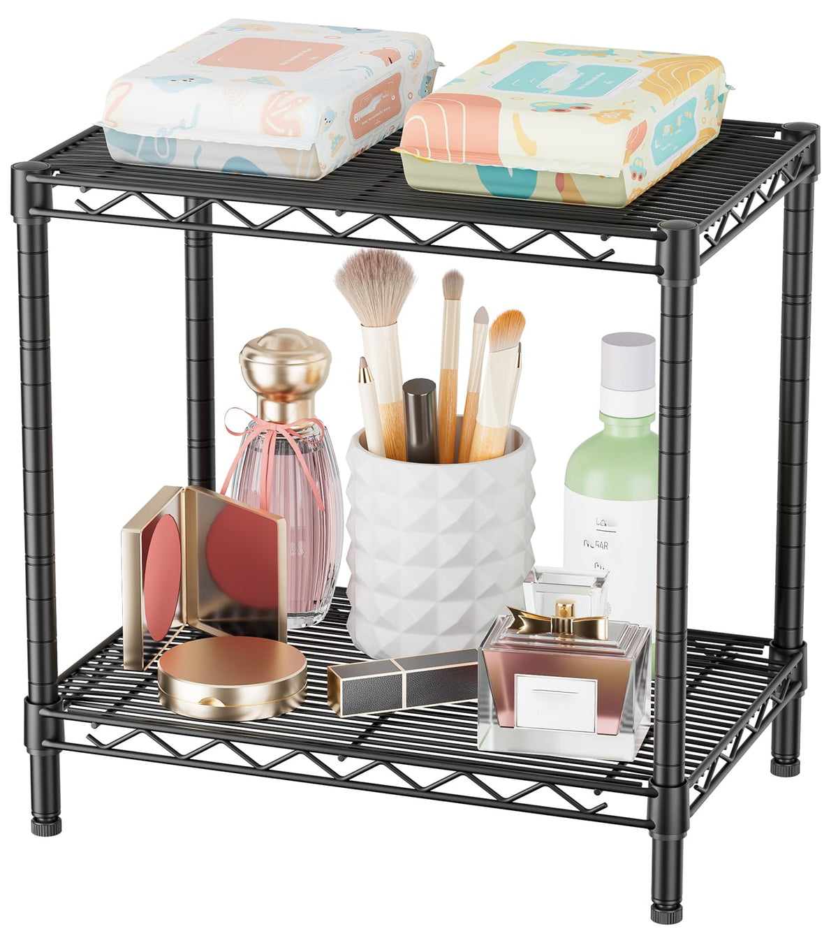 SINGAYE shelf-closet wire shelving installation shows sturdy frame for easy setup