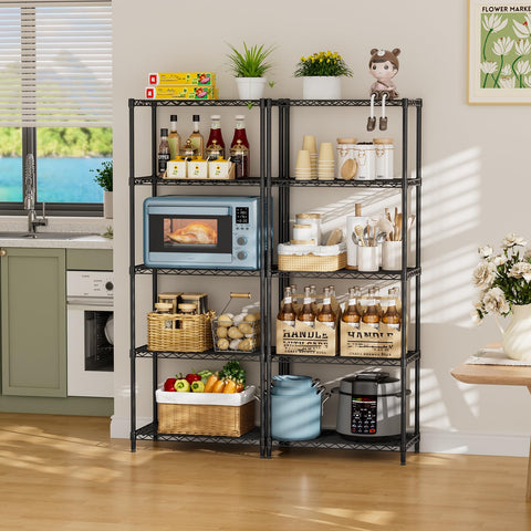 SINGAYE durable metal wire frame supports heavy items in garage storage.
