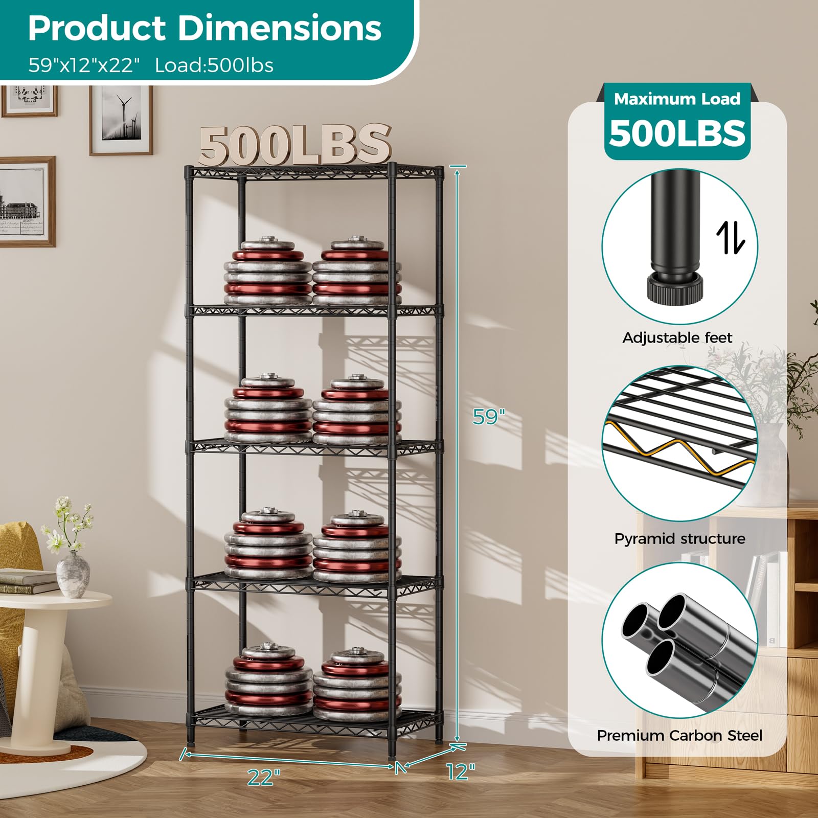 SINGAYE mesh design promotes airflow and faster item drying after cleaning.