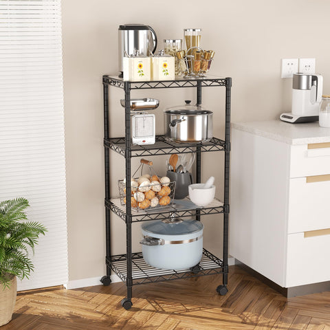 Singaye space saving corner shelving fits tight spaces.
