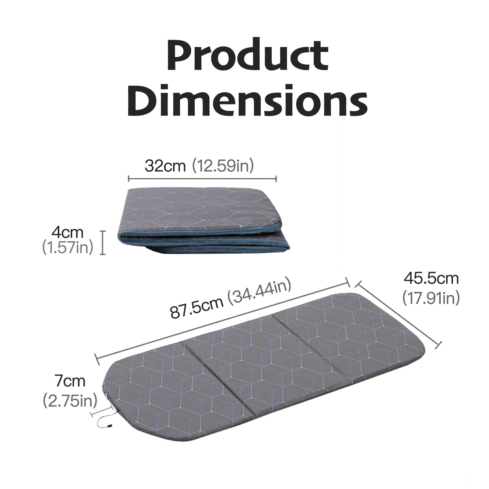 Singpotool mat in dorm room setup demonstrates versatile home ironing solution