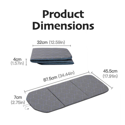 Singpotool mat in dorm room setup demonstrates versatile home ironing solution