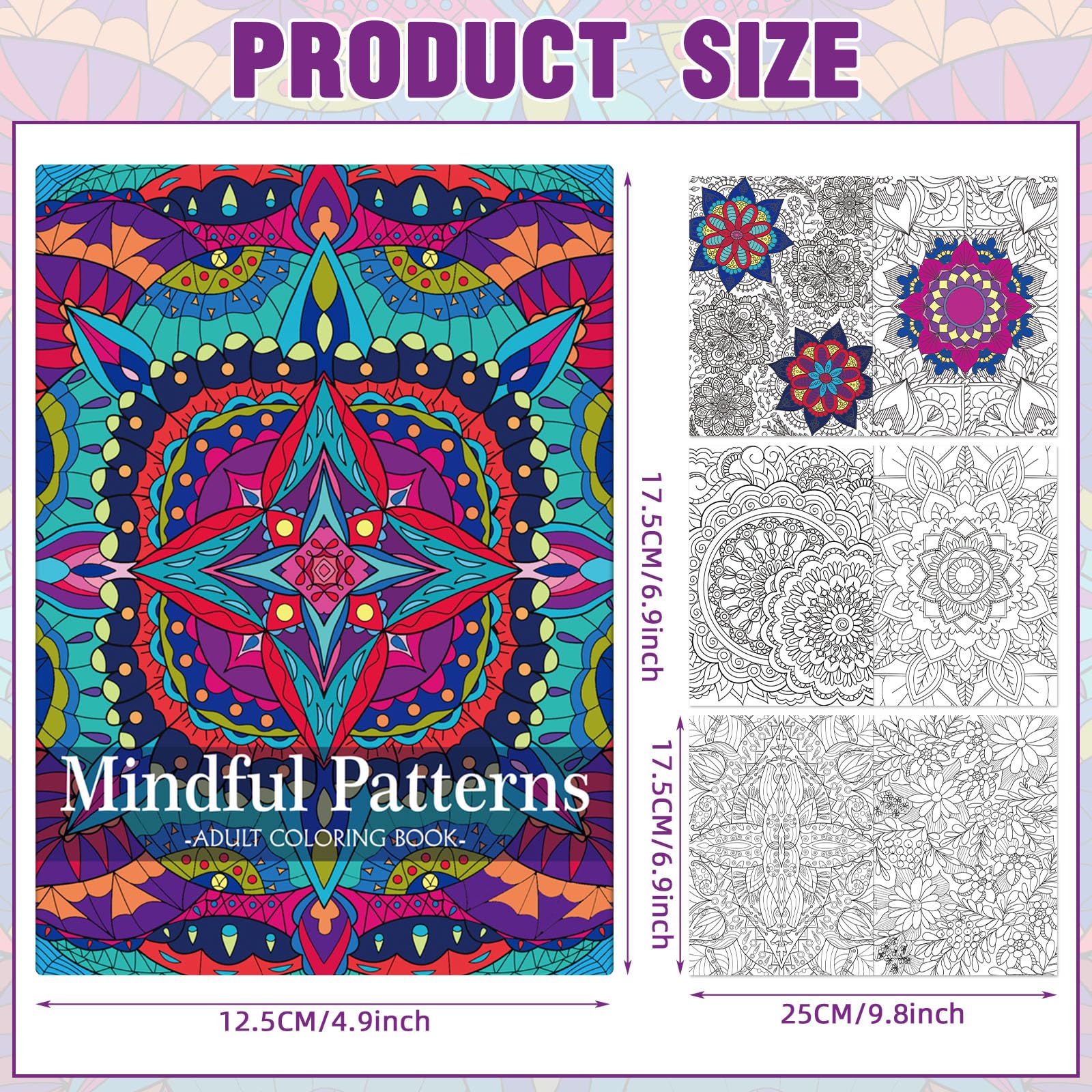 Sinload adult coloring flowers collection features calming floral designs for evenings