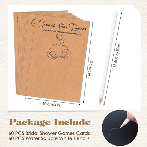 Sinload bridal shower pencil with eraser for quick dress sketches