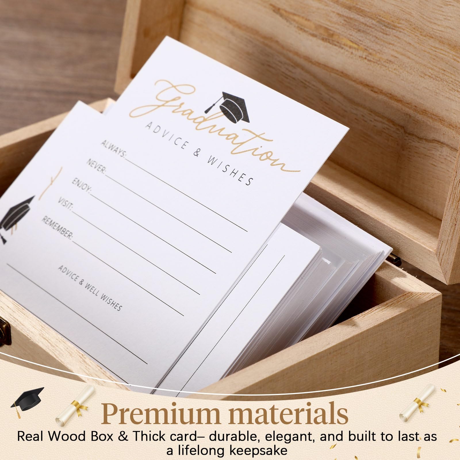 Sinload card display stand keeps the advice cards accessible during the event.