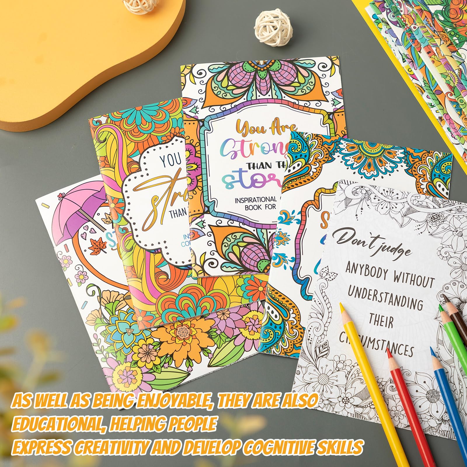 Sinload coloring book pairs with pencils and crayons for rich color
