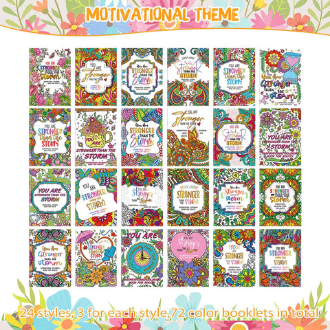 Sinload motivation coloring book 24 styles design variety for creative coloring