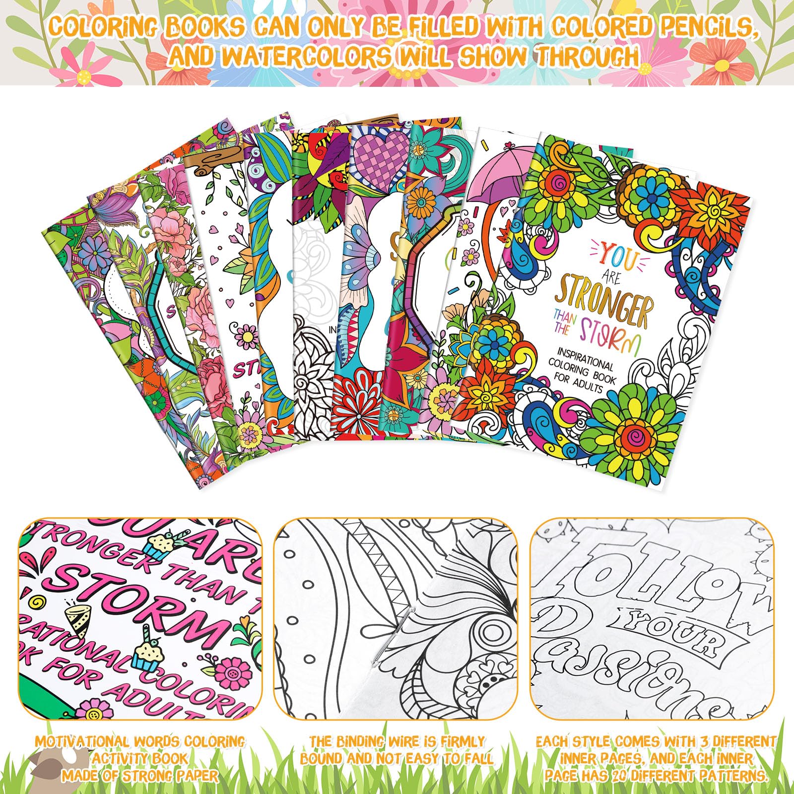 Sinload motivational coloring books ideal party favors for events