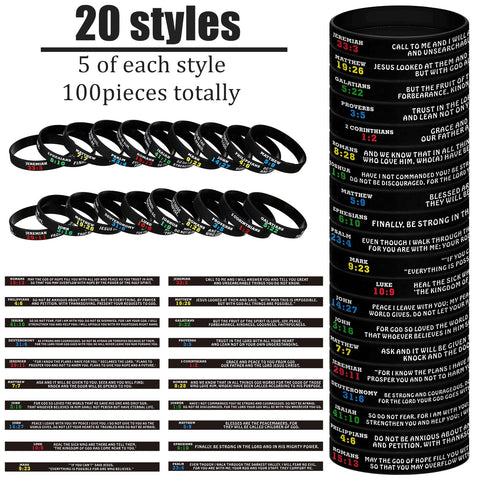 Sinmoe Bible Verse Bracelet Matthew 7:7 pattern for daily guidance.