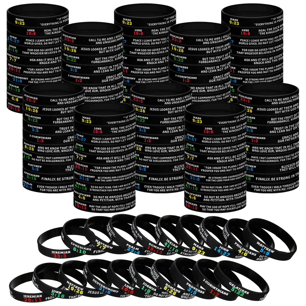 Sinmoe Bible Verse Bracelet Philippians 4:13 pattern for daily encouragement.