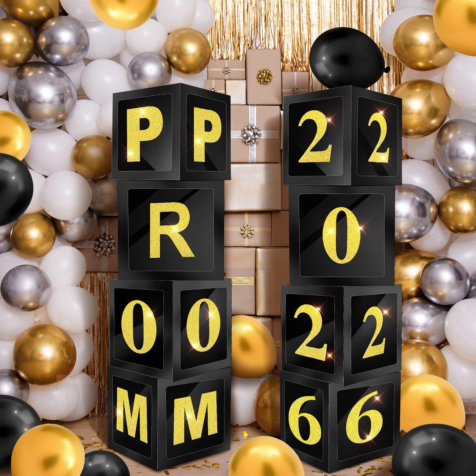 Sinmoe 2026 letters and numbers add a personalized touch to prom display.