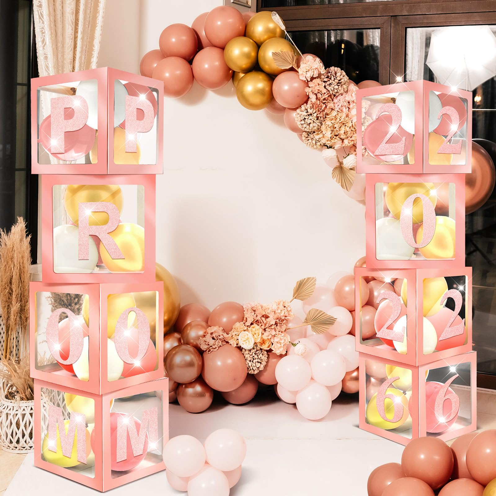 Sinmoe pink graduation decor enhances ceremonies and celebrations