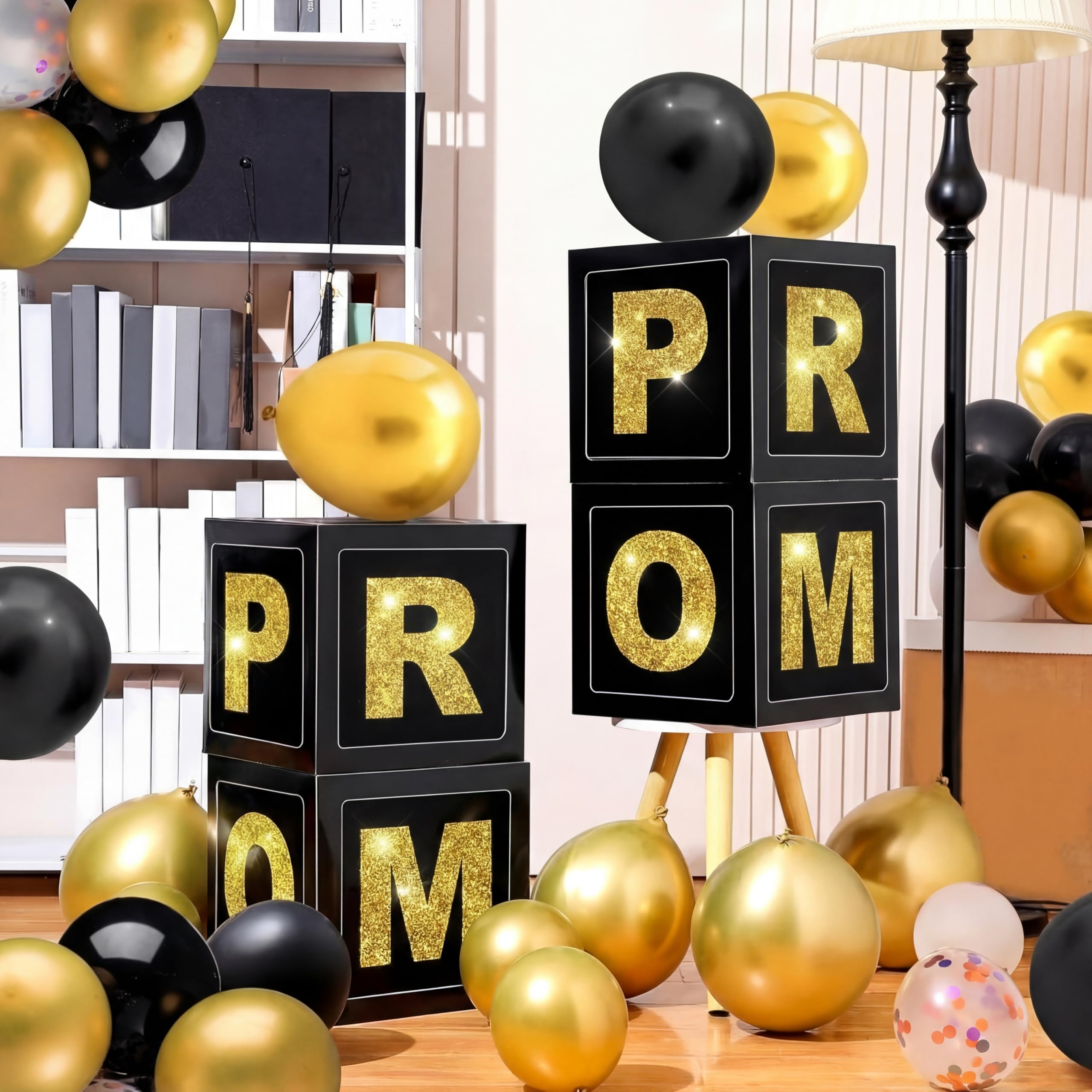 Sinmoe standup prom column decor adds height to hallways and mantels.