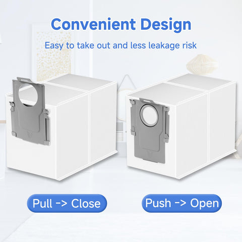 Sinnya 3.5L capacity dust bags ideal for frequent replacements.