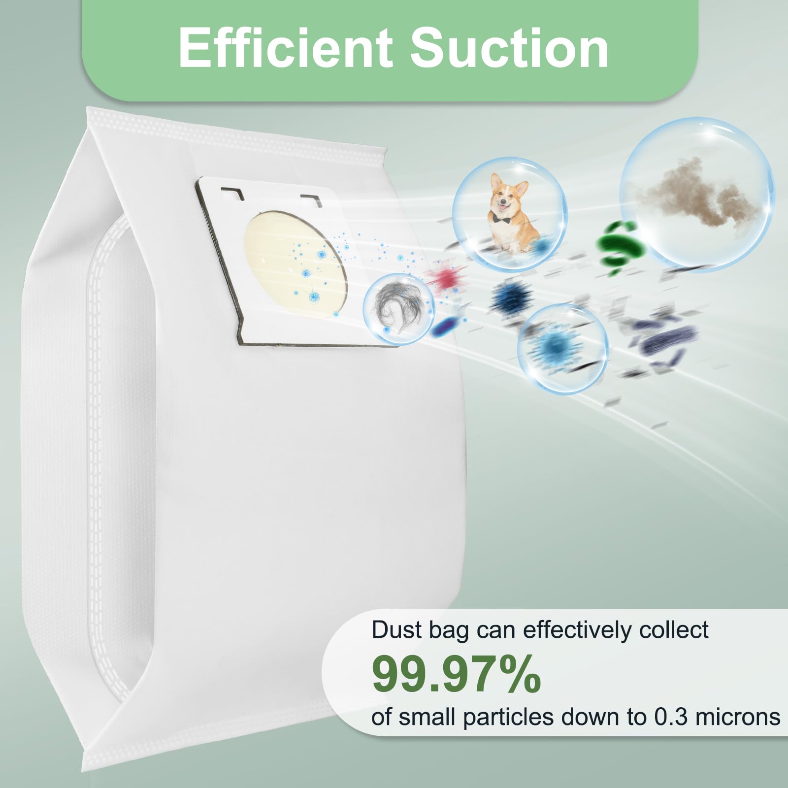 Disposal-focused image of Sinnya IB600 bag preserving cleanliness during changes.