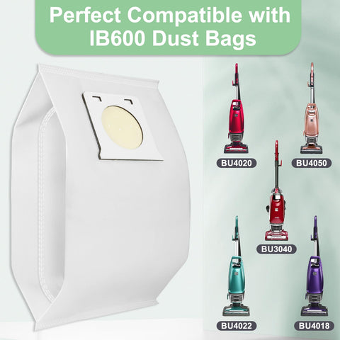Sinnya IB600 bag side view highlighting model compatibility with Kenmore Intuition BU4020.