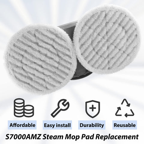 Sinnya mesh-back design aids even steam flow for thorough cleaning.