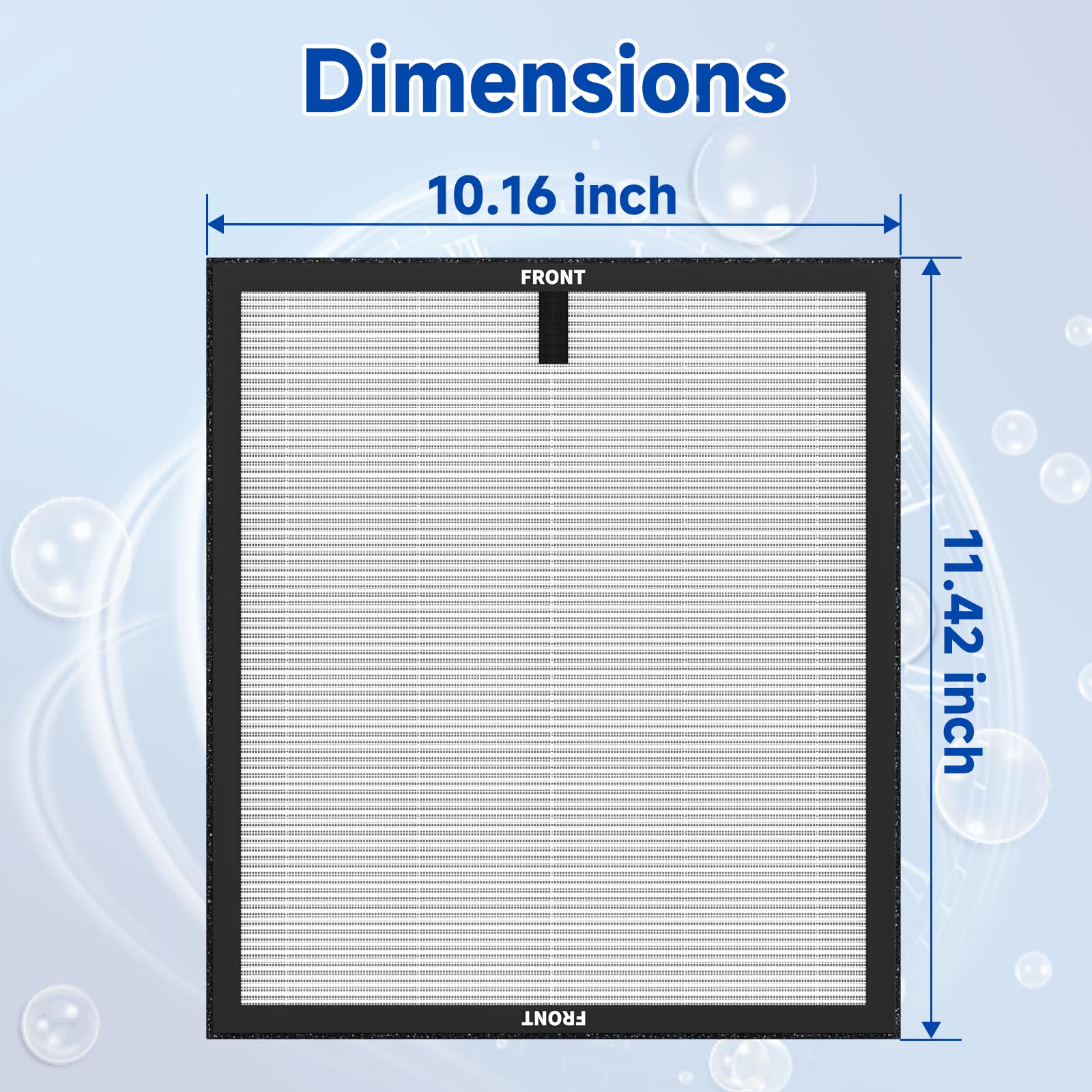 Sinnya two-pack includes two filters for long-term use.