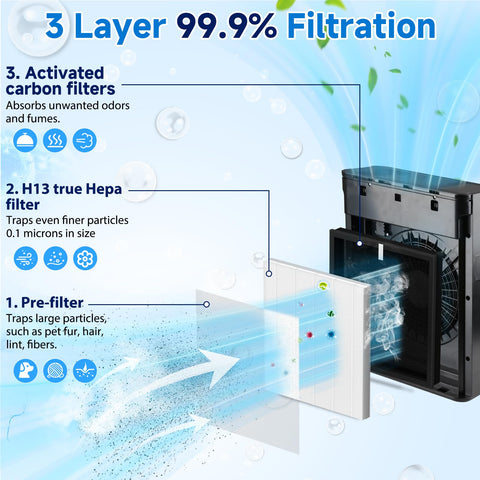 Sinnya TZ-K2 filter 2-pack provides ready replacements for ongoing purification.