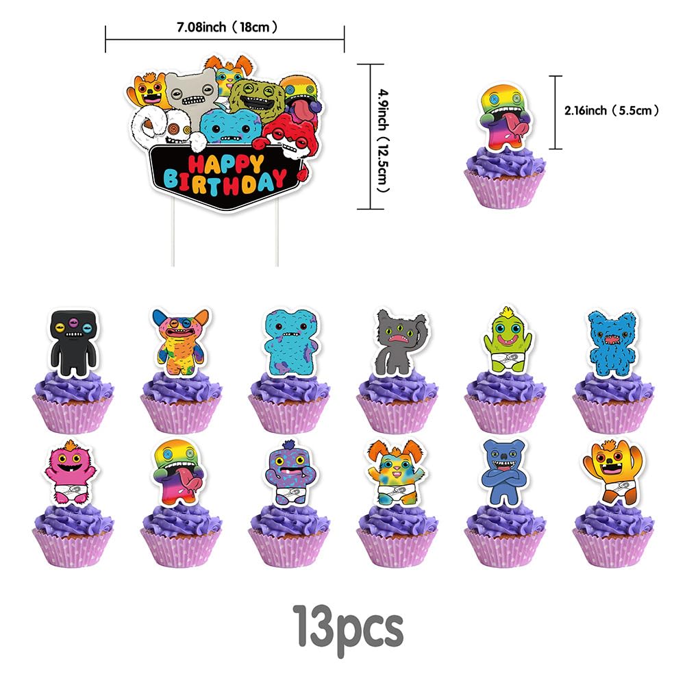 Sinrier Tooth Monster cake decoration makes a standout centerpiece.