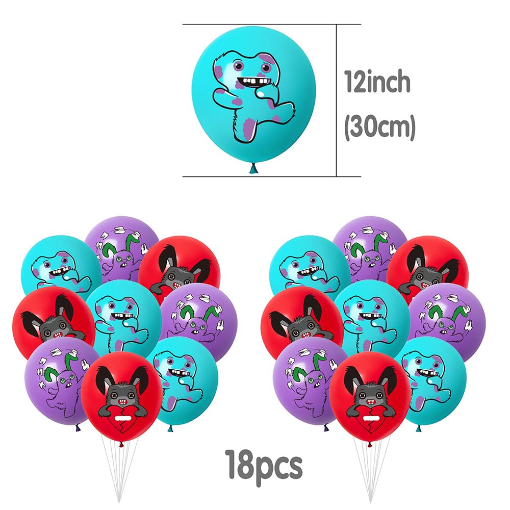 Sinrier Tooth Monster cupcake toppers provide charming accents for treats.