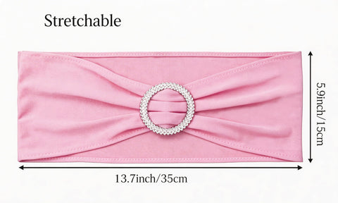 SINSSOWL pink sashes with color-matched stitching for polished finish