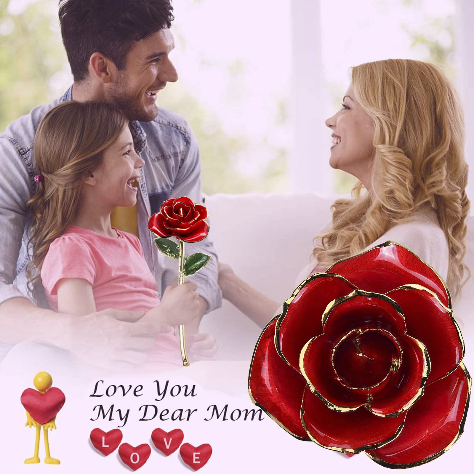 Sinvitron infinity rose home decor for a refined display