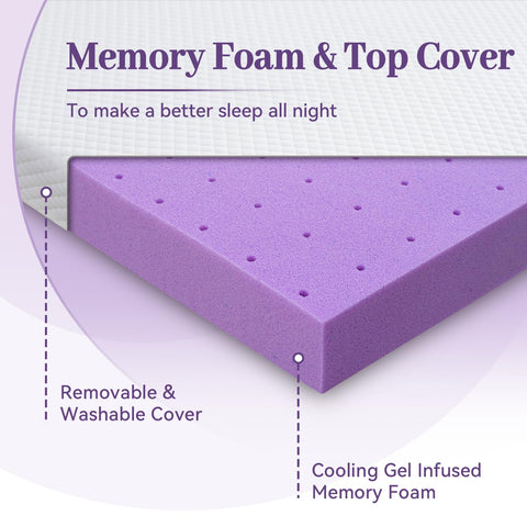 SINWEEK bed setup with topper demonstrates enhanced contouring to body curves.