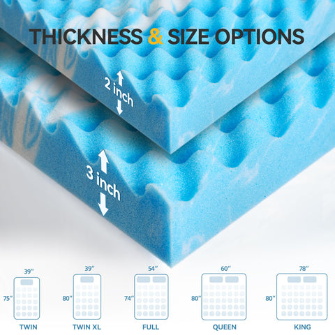 SINWEEK bed topper sits on mattress for added softness