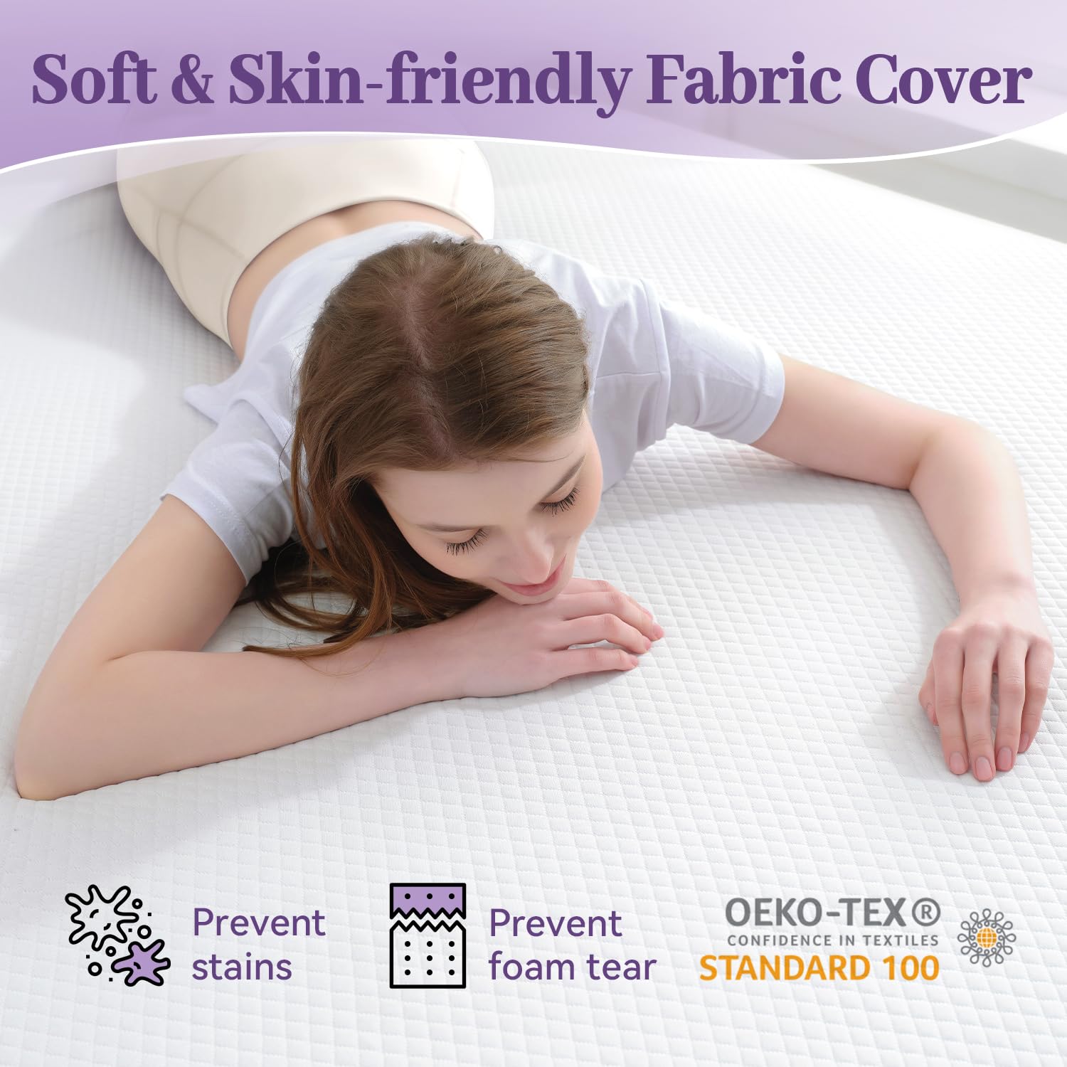 SINWEEK removable soft cover with zipper for easy washing.