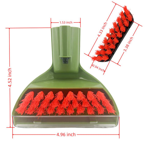 sionlan 5.3-inch brush tool for broader coverage on carpets