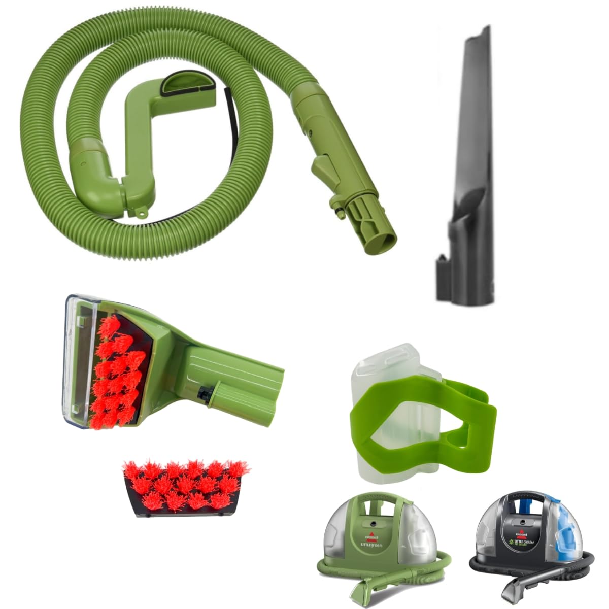 Sionlan Little Green Machine hose for upgraded compatibility and easier cleaning reach.