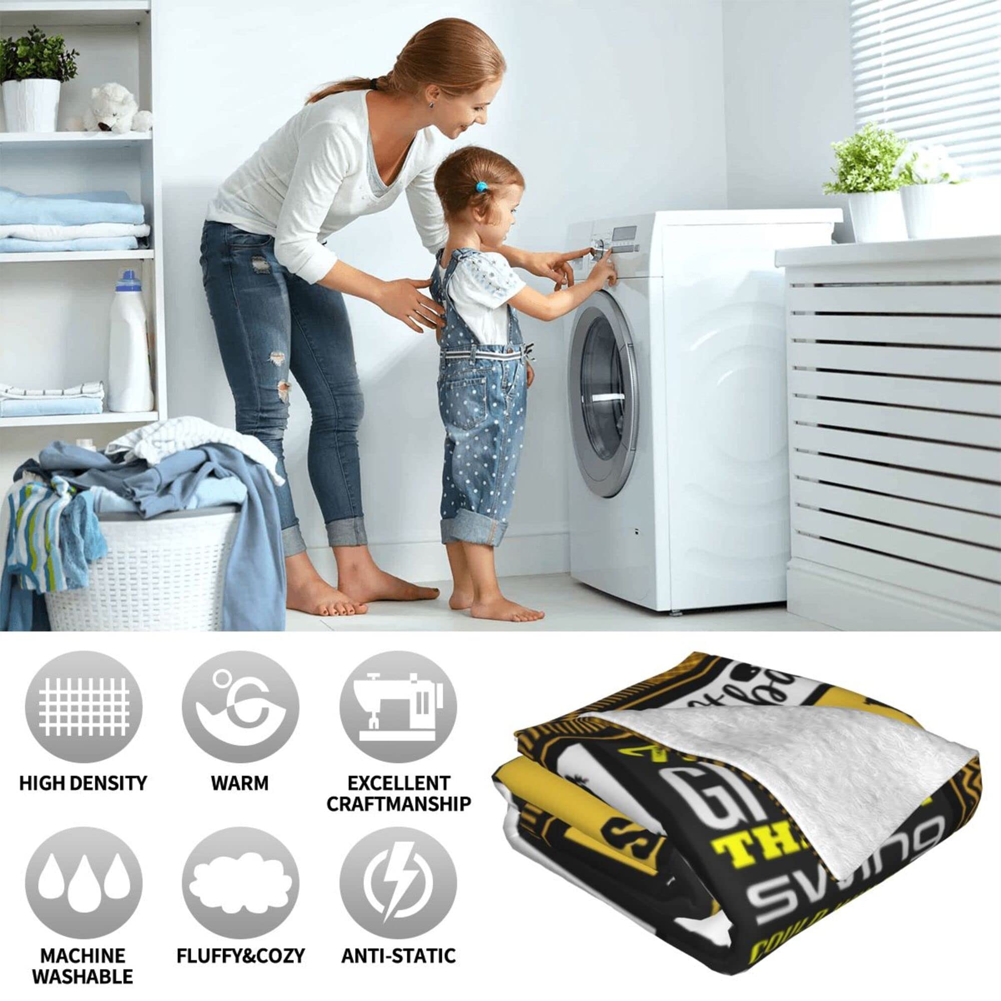 SIOQCKIS Softball Blanket anti-pilling fabric stays wrinkle-free