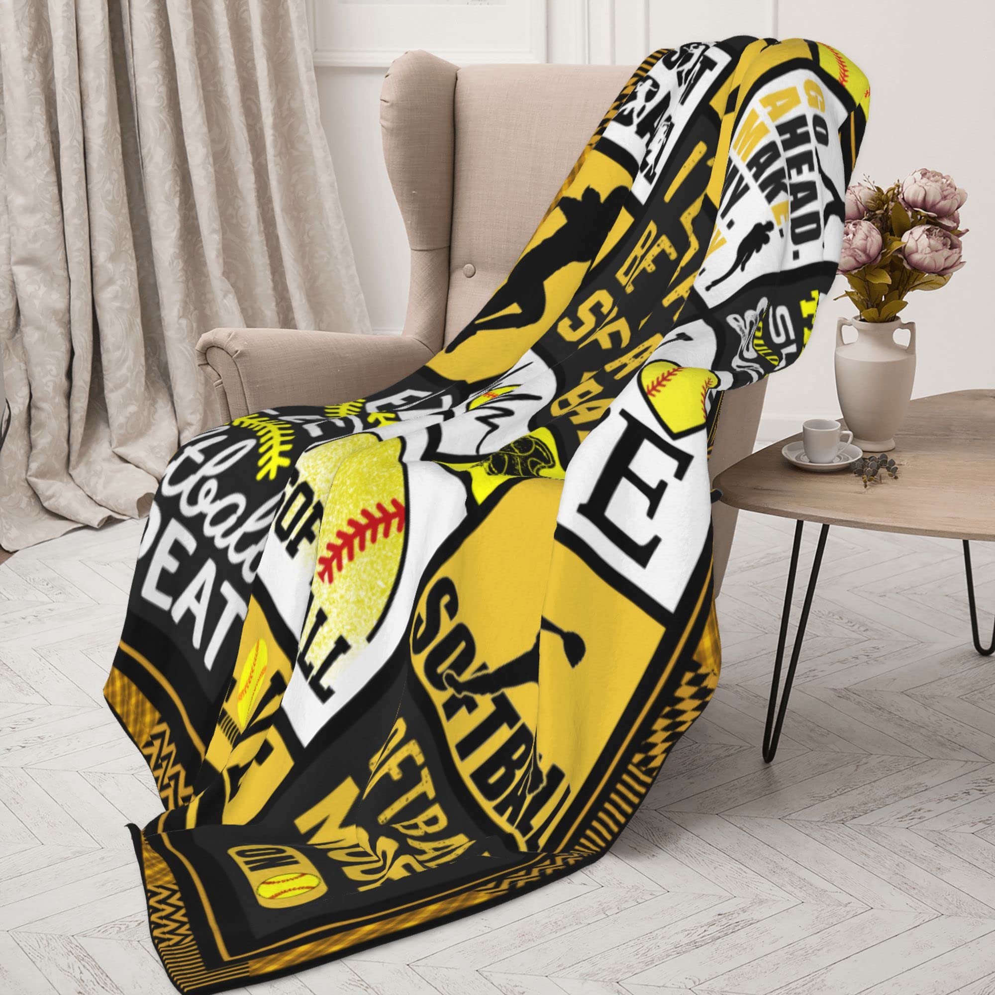 SIOQCKIS Softball Blanket easy to fold and store