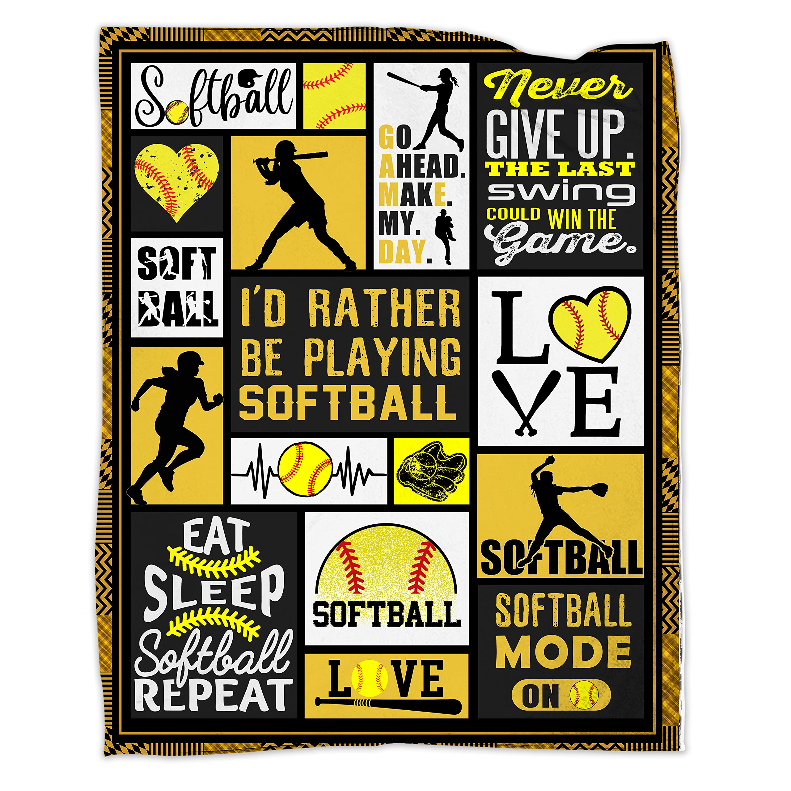 SIOQCKIS Softball Blanket ultra-soft fabric close-up for cozy warmth