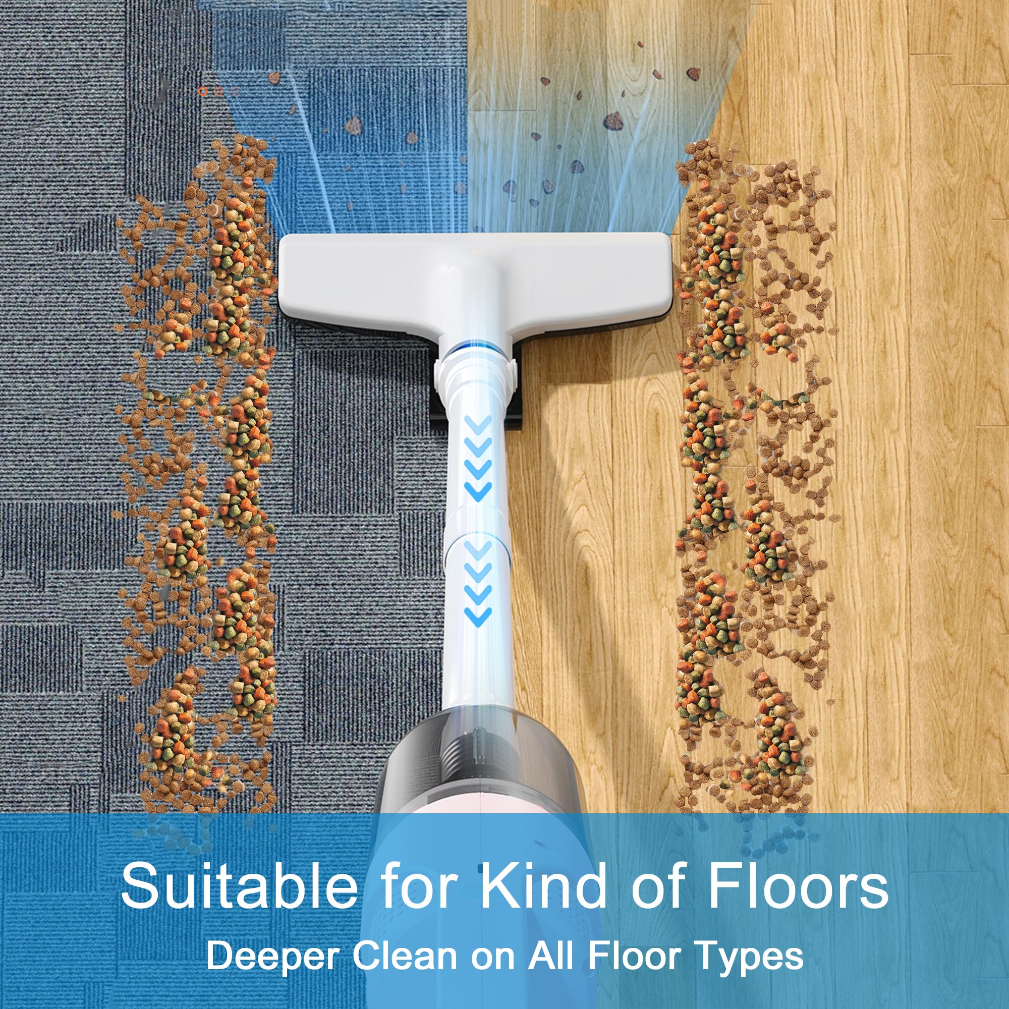 SIPPON extension tube enables reach to high shelves and corners.
