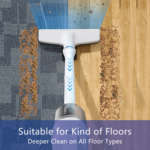 SIPPON cordless handheld mode enables quick cleanups.
