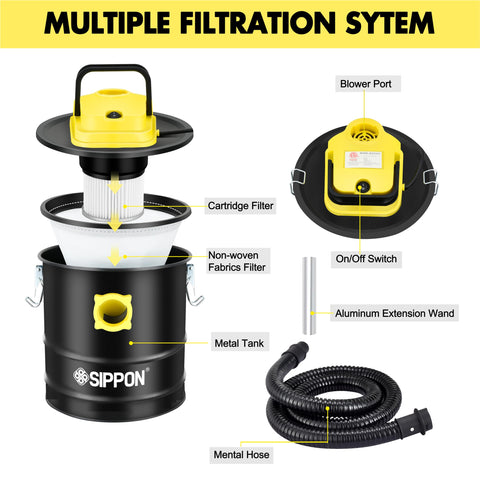 SIPPON flame-retardant filter prevents dust escape during cleanup